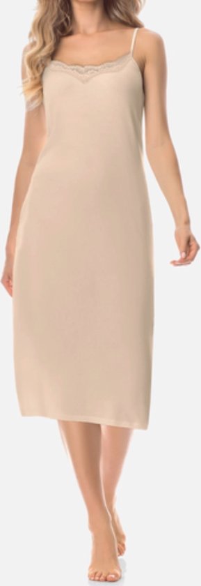 GAUBERT® Fond de robe Femme avec dentelle 116CM GBTW-718 L/XL Beige