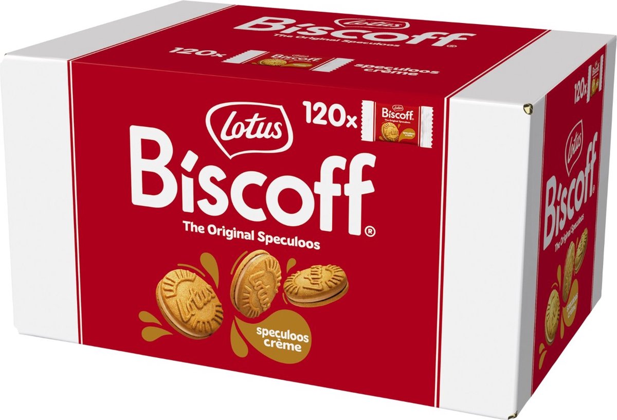 LOTUS Biscoff Fourré Assorti 120p, biscuits fourrés