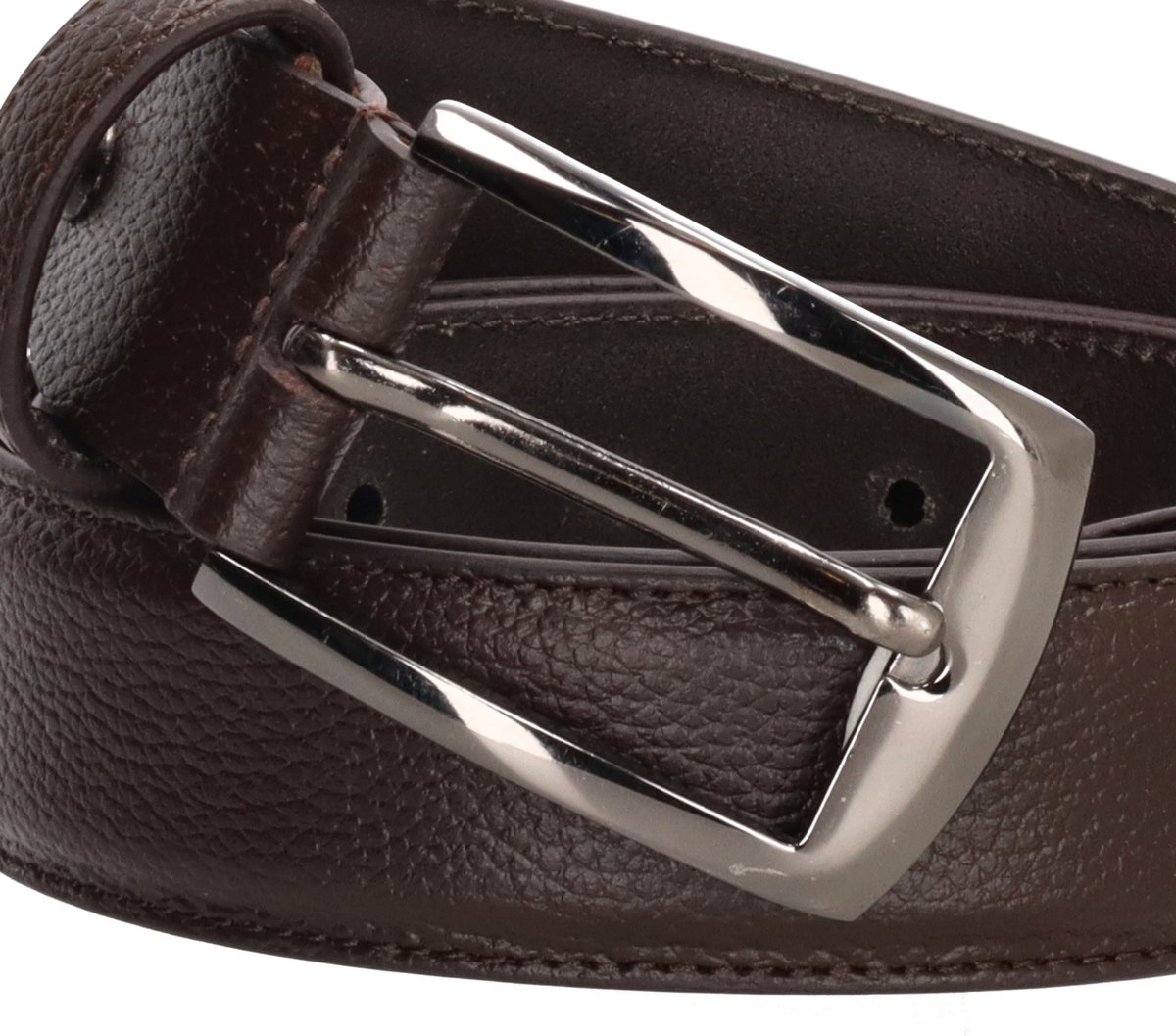 Pulls Ceinture Double Cuir Marron - Taille 95, Style Vintage Occasion