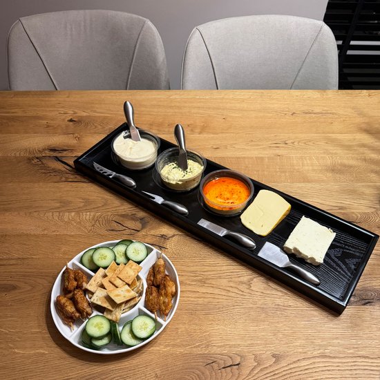Krumble de Couteaux à fromage à fromage 6 pièces en acier inoxydable en boîte / Couteaux à fromage / Ensemble de couteaux à fromage pour tous les types de fromage - Acier