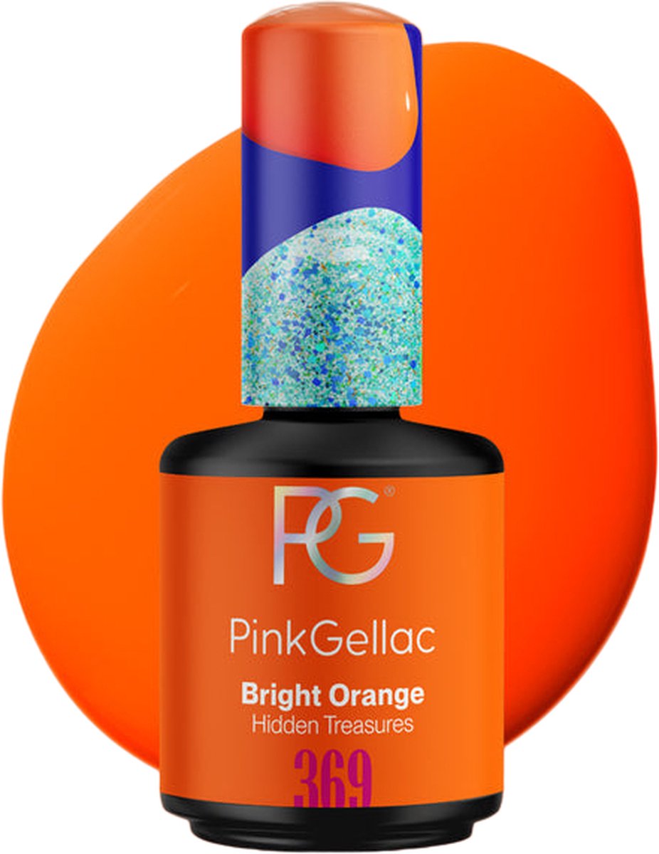 Pink Gellac Oranje Gellak Nagellak Gelnagellak Gelnagels en Gel Nails 369 Bright Orange
