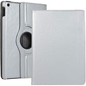 Draaibaar Hoesje 360 Rotating Multi stand Case - Geschikt voor: Apple iPad Mini 4 / Mini 5 2019 - zilver