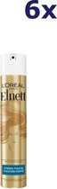 6x L'Oréal Elnett Satin Sterke Fixatie Haarspray 300 ml