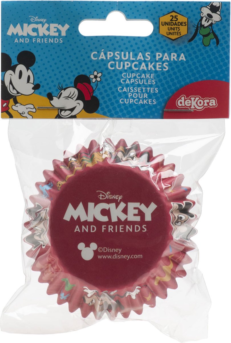 Dekora Disney Mickey Baking Cups pk/25