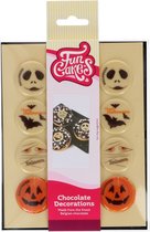 FunCakes Chocolade Decoraties - Halloween - Ø3,8cm - Set/12