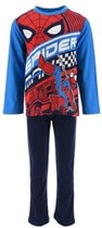 Spiderman pyjama - 100% katoen - Spider-Man pyama - maat 98 - blauw