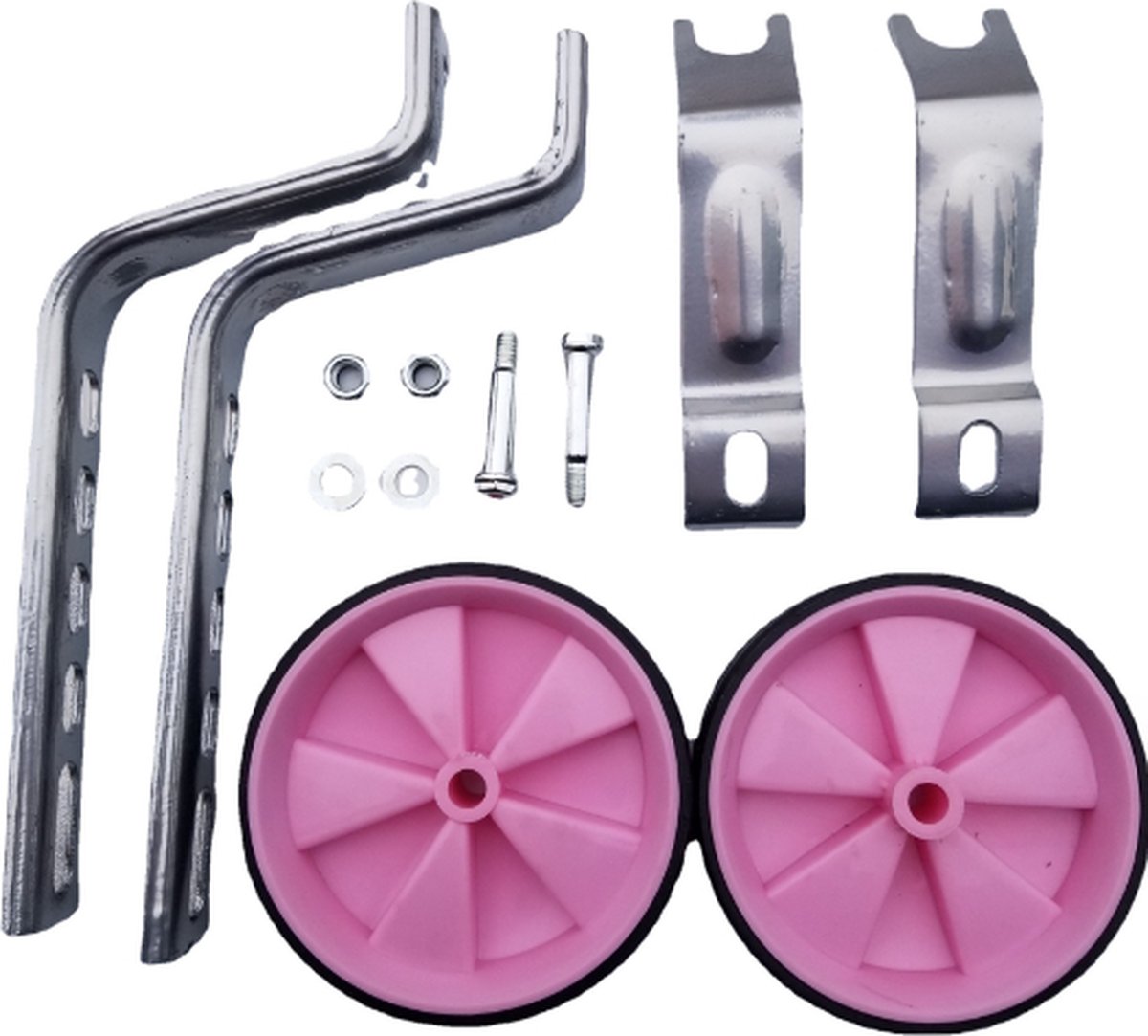 Voltano Zijwieltjes – Roze – 12-20 Inch - Zijwielen Voor Kinderfiets