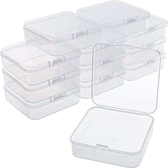 Belle Vous 5-Sided Clear Acrylic Cube Display Box with Lid - 15 x 15cm – Plastic Dustproof Counter Storage Box for Collections, Toys, Party Belle Vous 5-Sided Clear Acrylic Cube Display Box with Lid - 15 x 15cm – Plastic Dustproof Counter Storage Box for Collections, Toys, Party