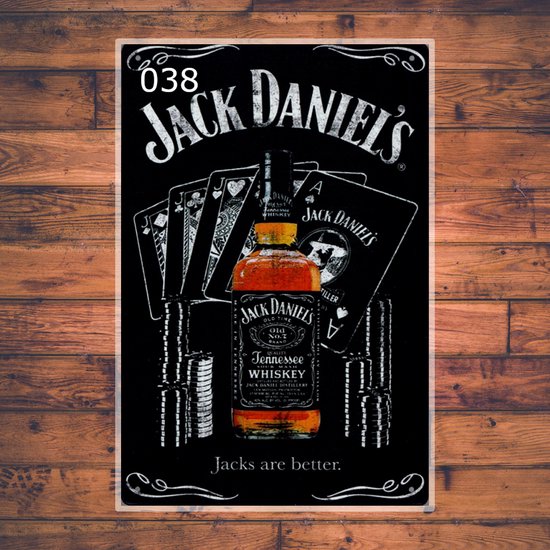 Wandbordje Jack Daniel's