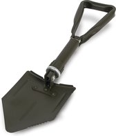Oztrail Multifunctional Folding Shovel with Serrated Side | Compact and Portable | for Cutting Branches, Camping, Survival, Hiking and Gardening