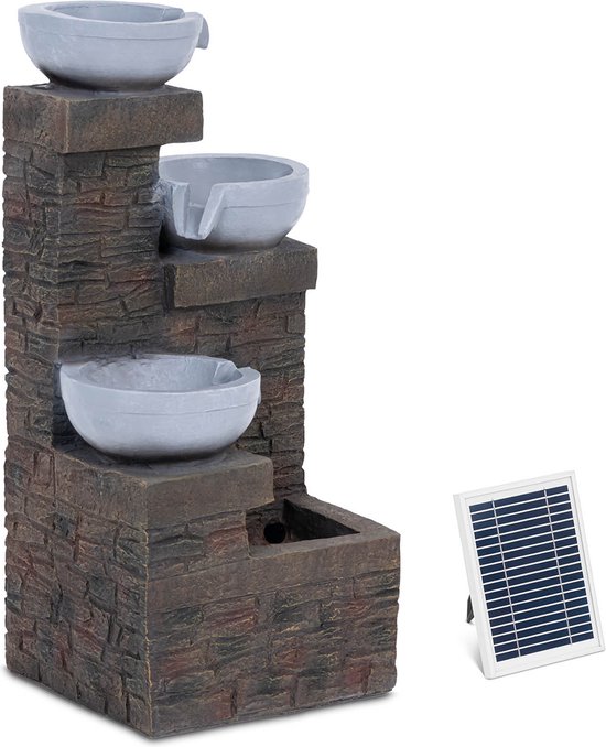 Biscottini Tuinfontein Van Terracotta - 40xPR24xH64 Cm, Handgemaakt In Toscane, Vorstbestendig