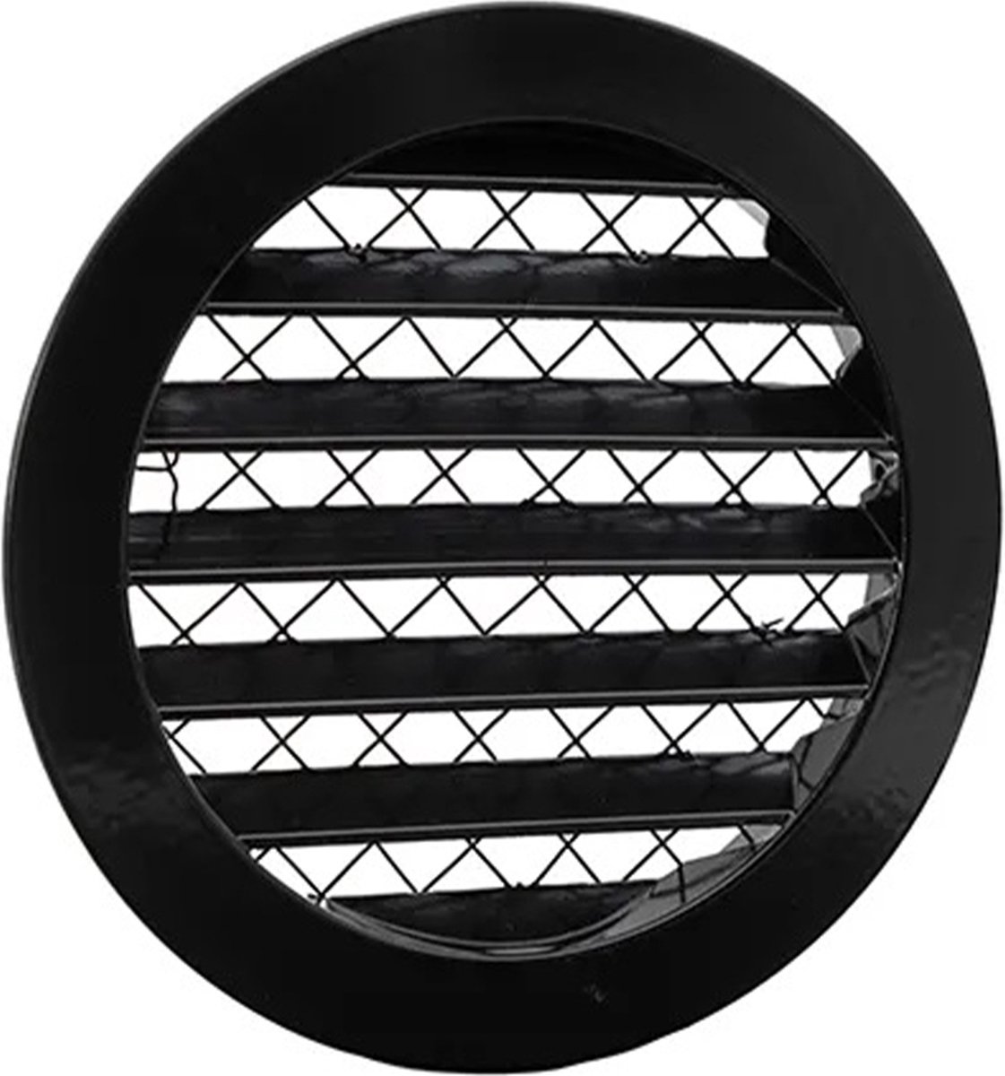 Nedco BV Aluminium schoepenrooster Ø150mm Zwart