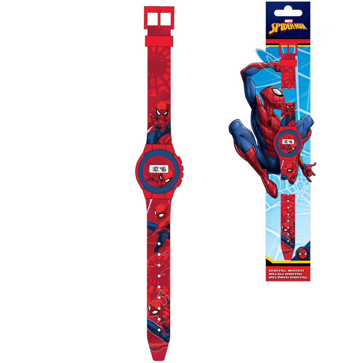 Spider-Man - Digitaal Kinder Horloge, Hero - 22 cm