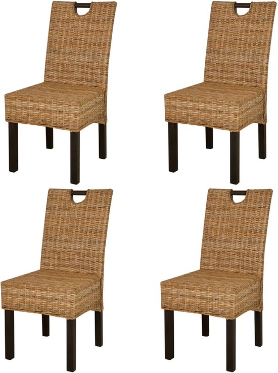 vidaXL-Eetkamerstoelen-4-st-kubu-rattan-mangohout