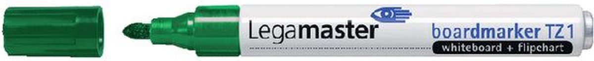 Viltstift legamaster tz1 whiteboard 1.5-3mm groen | Omdoos a 10 stuk | 10 stuks