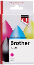 Inktcartridge quantore brother lc-123 rood | 1 stuk | 35 stuks