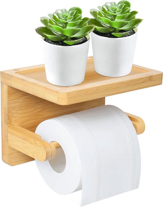 Porte Rouleau Wc Avec Etagere Support Papier Wc Sans Percage