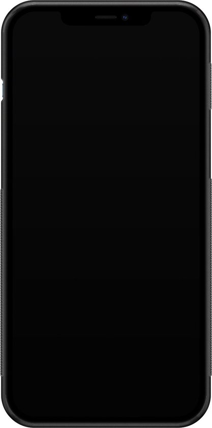 Coque iPhone 12 Pro Max verre - Marbre vert / Marbre - Vert - Hard Case Zwart - Coque arrière pour téléphone - Water - Casimoda