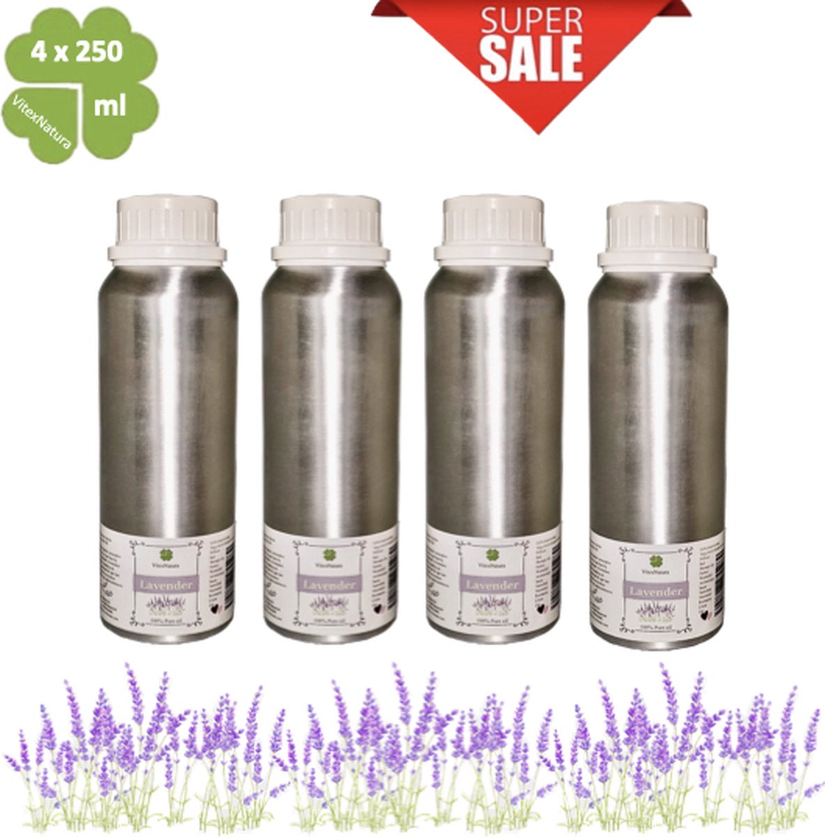 Goedkoopste Etherische Franse Lavendel olie 1Liter. Bekend om de reinigende en kalmerende eigenschappen.