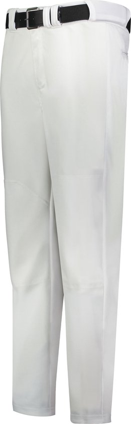 Russell Athletic - Pantalon de Baseball - Solid Change Up - Baseball - Homme - Polyester - Boot Cut - Jambe ouverte - Jambes réglables - White - Medium