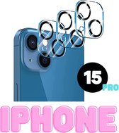 Iphone 15 Pro - Camera lens protector - 9H Tempered Glass - screenprotector - beschermglas