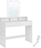Coiffeuse Vicco Ruben, table de maquillage, commode de