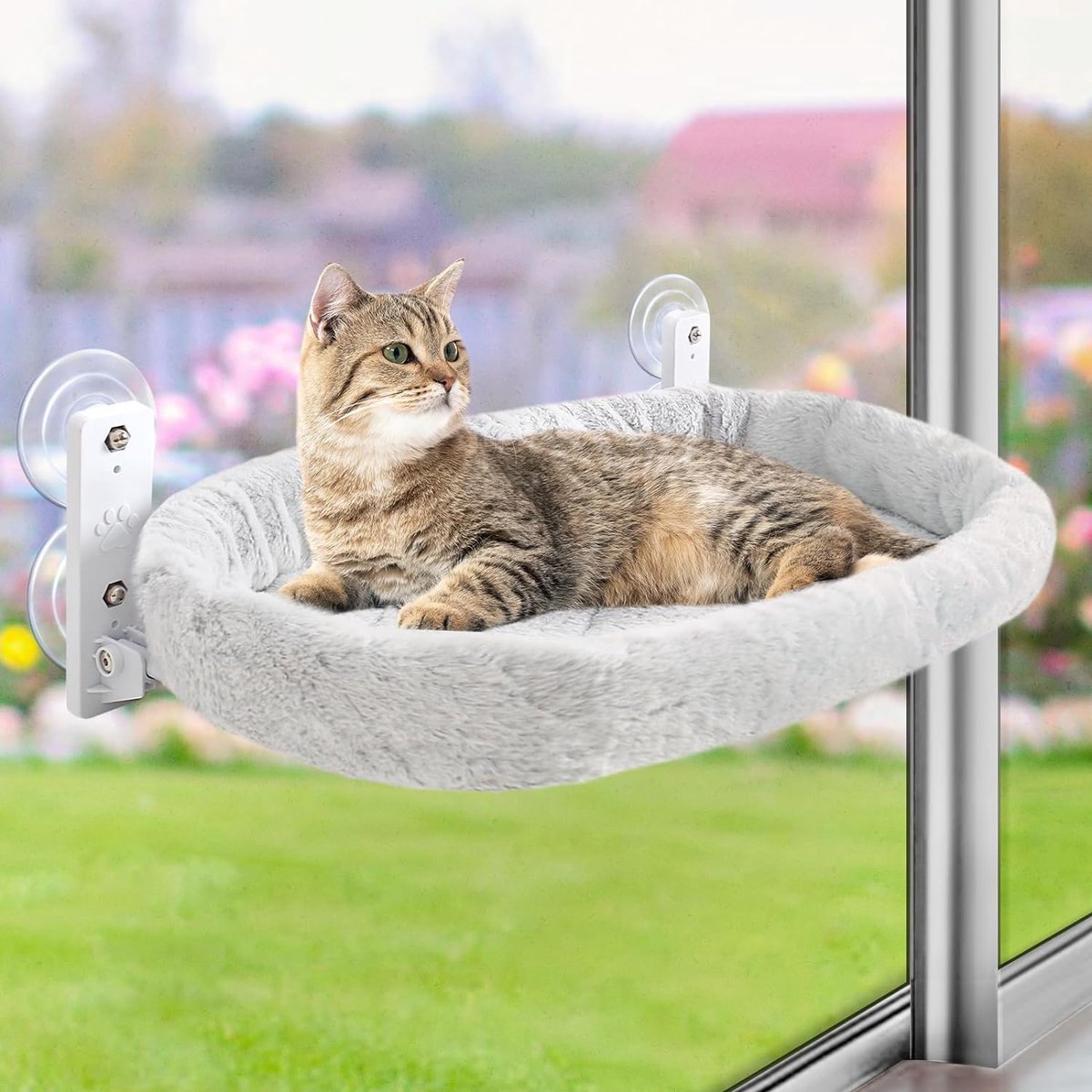 Dutchers® Kattenmand voor het raam - * - Verbeterde Versie - 30x52cm