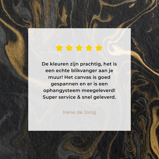 Canvas Schilderij Marmer - Textuur - Grijs - Goud - Marmerlook - Luxe - 120x80 cm - Wanddecoratie