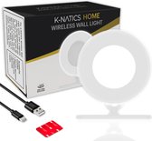 K-NATICS Wandlamp Oplaadbaar - Draadloos - Dimbaar - Smart Touch - Oplaadbare Wandlamp - Muurlamp Binnen Woonkamer/Slaapkamer/Badkamer/Kinderkamer