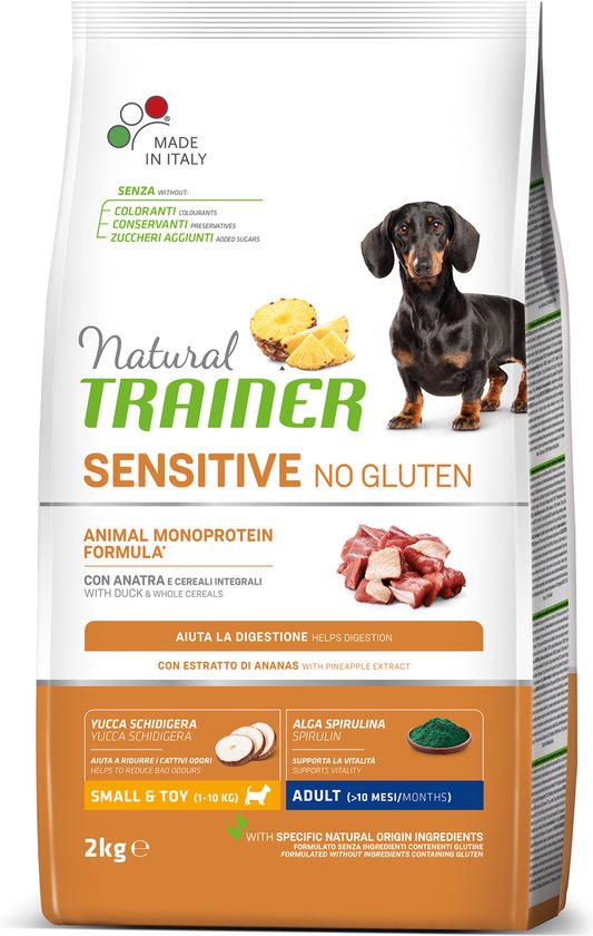 Trainer Natural Adult Mini Hundefutter – Mit Rohschinken & Reis, 2 Kg