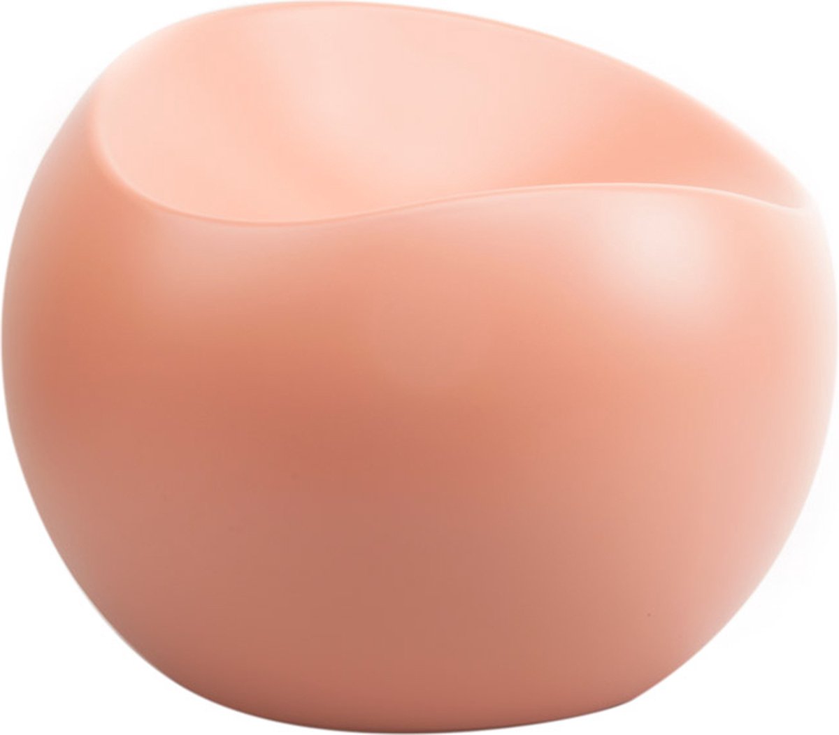 XLBoom Nude Mat Ball Chair - Loungebank - Gerecycleerd ABS - 55 × 55 × 50 cm