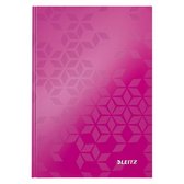 Notitieboek leitz wow a5 160blz 90gr lijn roze | 1 stuk | 6 stuks