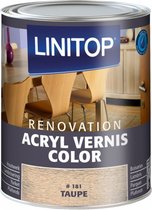 Linitop Acryl Vernis Color 250 ml Kleur 181 Taupe
