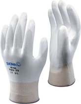 Showa BO-500 Palm Fit Glove Werkhandschoenen Wit - Maat M