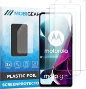 Mobigear Screenprotector geschikt voor Motorola Moto G200 5G | Mobigear Screenprotector Folie - Case Friendly (3-Pack)
