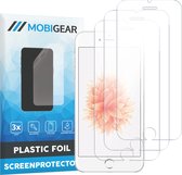 Mobigear - Screenprotector geschikt voor Apple iPhone SE (2016) | Mobigear Screenprotector Folie - Case Friendly (3-Pack)