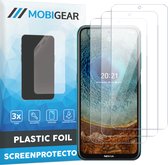 Mobigear Screenprotector geschikt voor Nokia X10 | Mobigear Screenprotector Folie - Case Friendly (3-Pack)