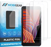 Mobigear Screenprotector geschikt voor Samsung Galaxy Xcover 5 | Mobigear Screenprotector Folie - Case Friendly (3-Pack)