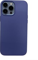 Apple iPhone 13 Pro PU Leer Magsafe Case Blauweregen Achterkant Hoesje + 2x Gratis Screen Protector