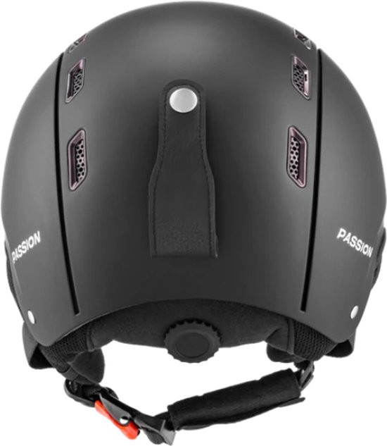 SQIWI Passion Skihelm Ski helm Heren Dames S/M Mat Zwart snowboardhelm bol