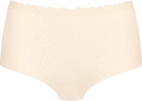 Sloggi Women ZERO Feel Lace 2.0 High Waist (1-pack) - dames slip - beige - Maat: S