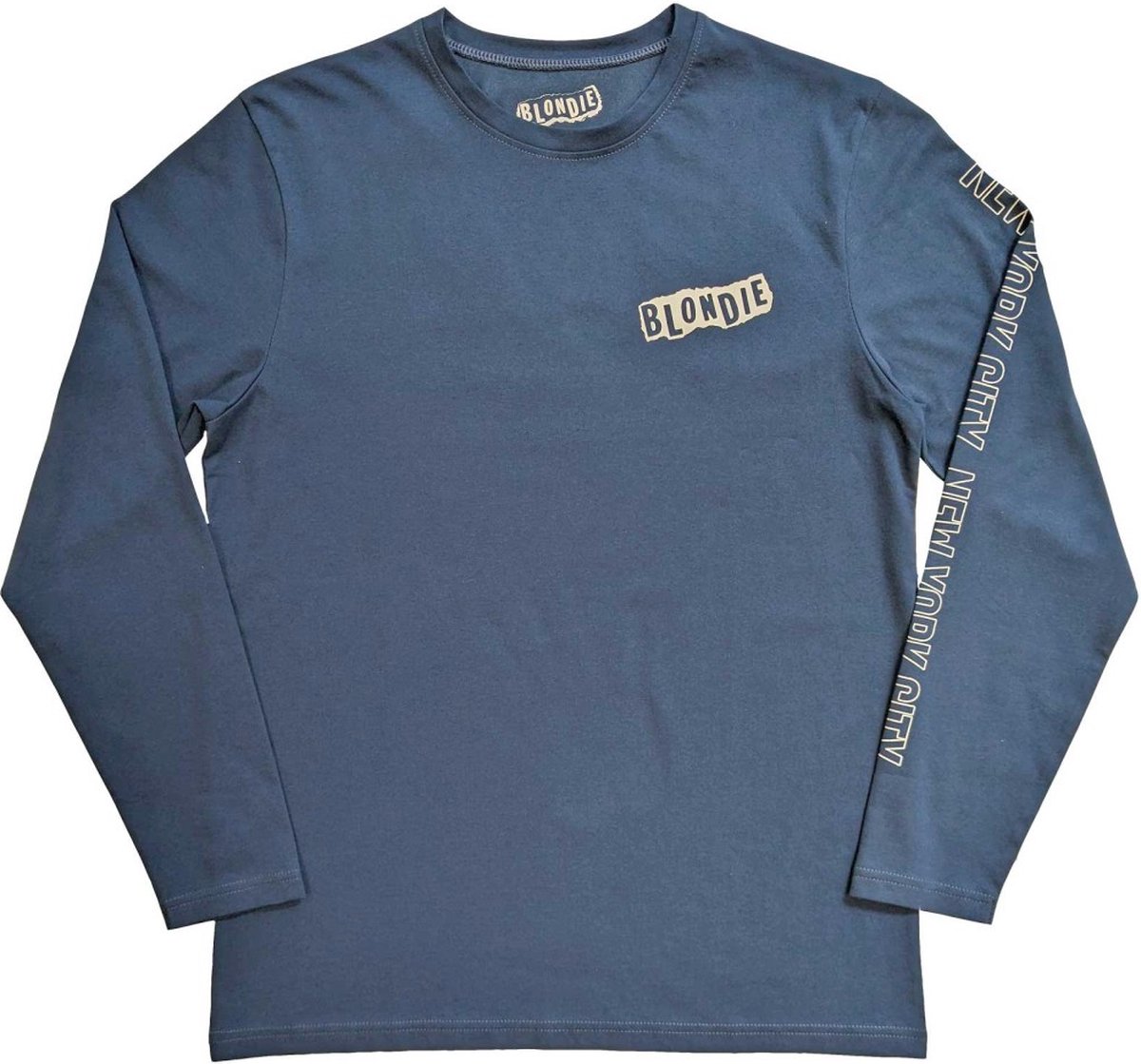 Blondie - NYC '77 Longsleeve shirt - S - Blauw
