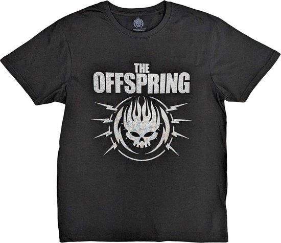 The Offspring - Bolt Logo Heren T-shirt - L - Zwart