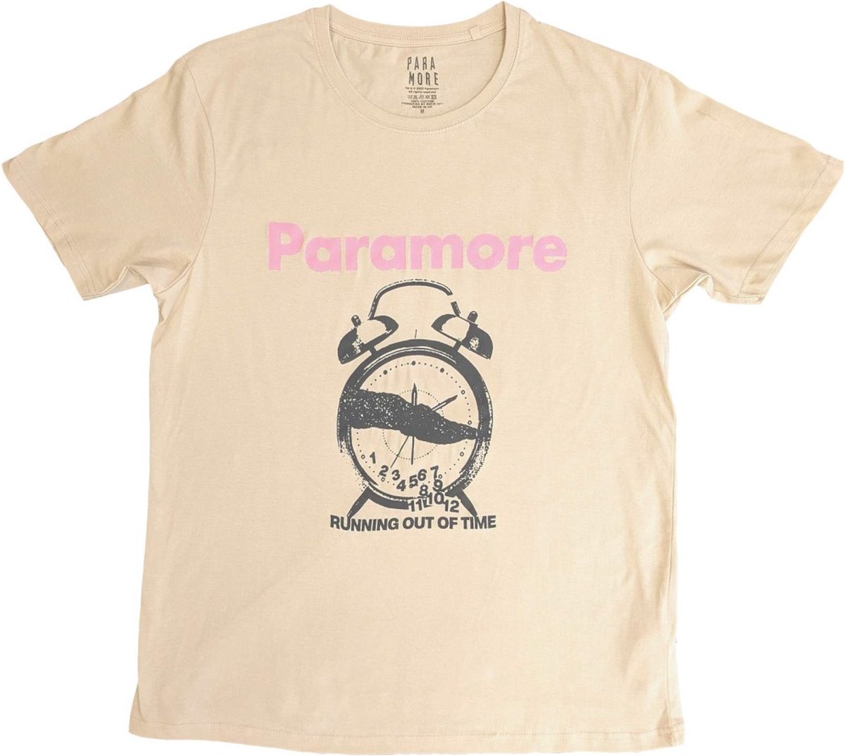 Paramore - Clock Heren T-shirt - 2XL - Creme