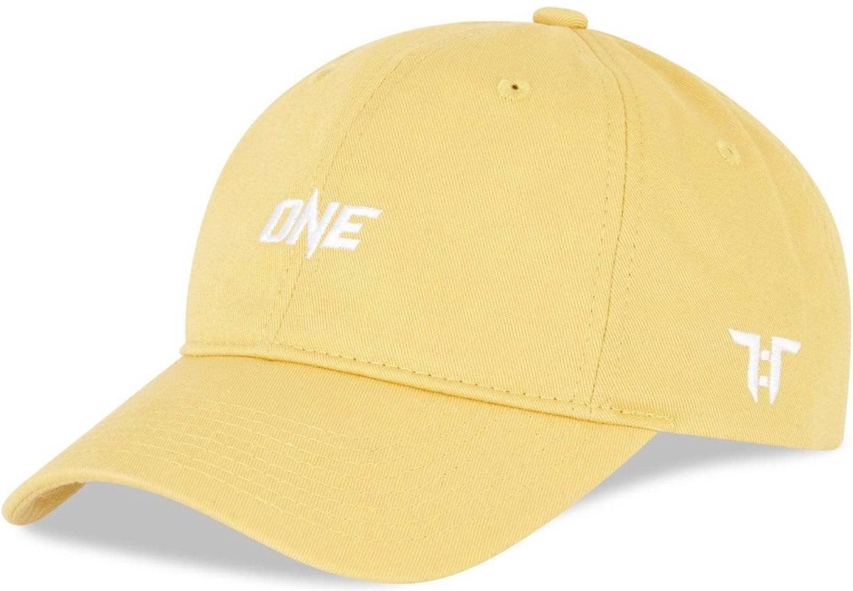 Tokyo Time - One Championship White Logo Baseball pet - Geel