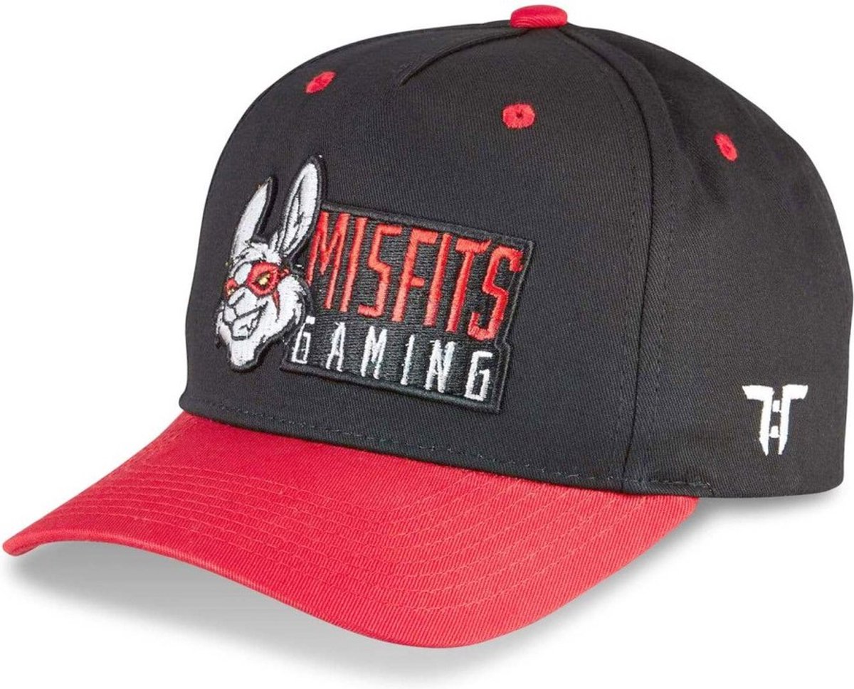 Tokyo Time - Misfits Gaming Red Peak Snapback Pet - Zwart/Rood