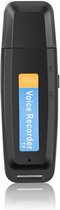 Mini USB Voice Recorder 32GB - Zwart