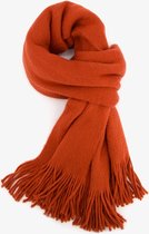 Dames sjaal oranje