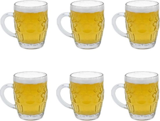 Bierglazen - Set 6 stuks - 56cl - Bierglas - Bier - Glas - 560ml - Pils - Glazen set - Hoogwaardige Kwaliteit - Biermokken - Oktoberfest
