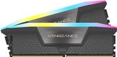 Corsair Vengeance RGB - Geheugen - DDR5 - 32 GB: 2 x 16 GB - 288-PIN - 5600 MHz / PC5-44800 - CL40 - 1.25V - AMD EXPO - On-die ECC - ARGB iCUE - zwart